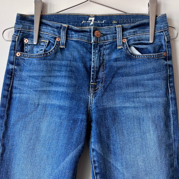 Gently Worn, but Lovingly Cared For, 7 For All Mankind the Skinny Jeans - Picture 2 of 13